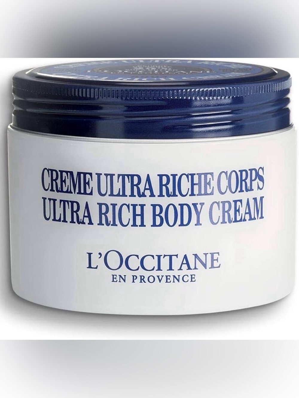 L'OCCITANE Ultra Rich Body Cream - Blue & White
